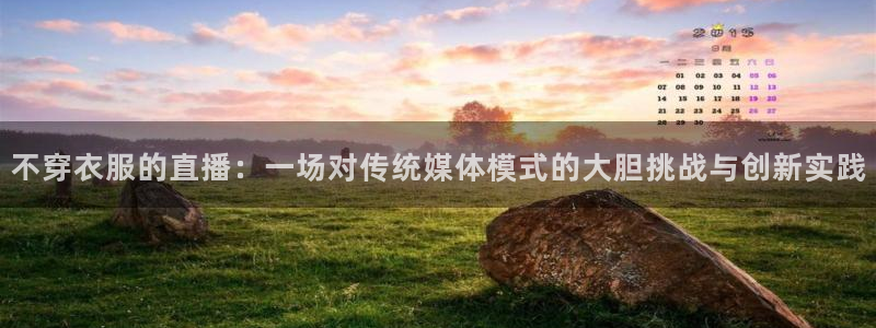 体育360直播：不穿衣服的直播：一场对传统媒体模式的大胆挑战与创新实践