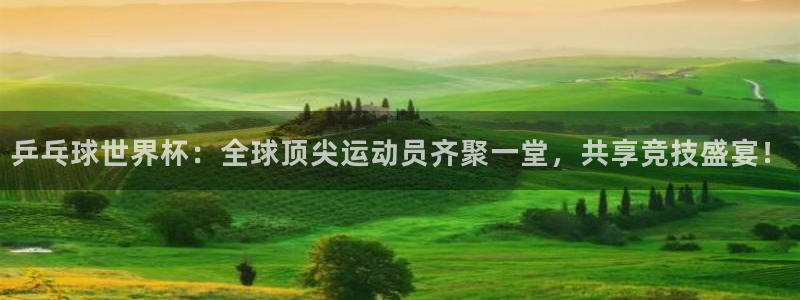 360吧体育直播下载：乒乓球世界杯：全球顶尖运动员齐聚一堂，共享竞技盛宴！