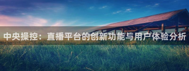 雨燕360体育免费直播nba排名：中央操控：直播平台的创新功能与用户体验分析